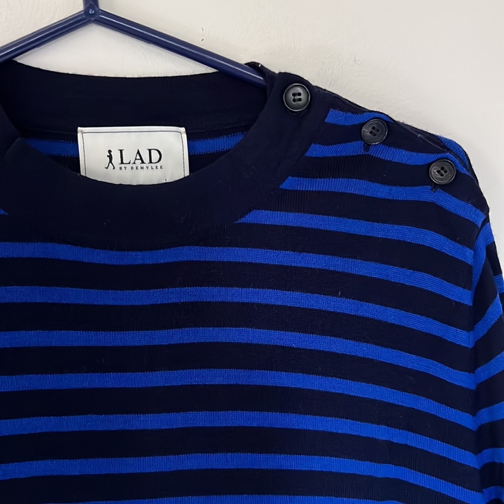 LAD by Demylee Striped Crewneck Sweater NWOT